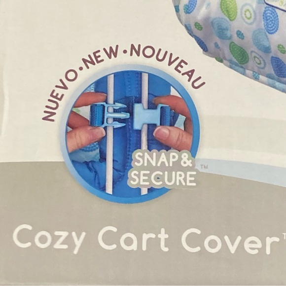 Cozy Cart Cover - Blue and Green - Picture 7 of 7